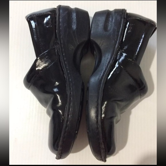 BOC Born Concepts Clogs Shoes Faux Black Patent Leather PEGGY BC9632 Sz 8 M/W 39 - Picture 6 of 12